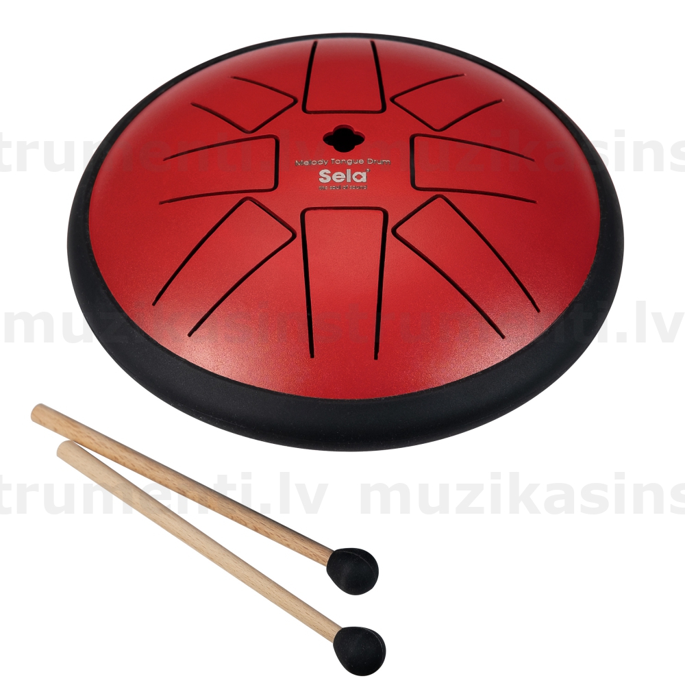 Zvanga Sela Melody Tongue Drum 6“ F Minor Red SE 362