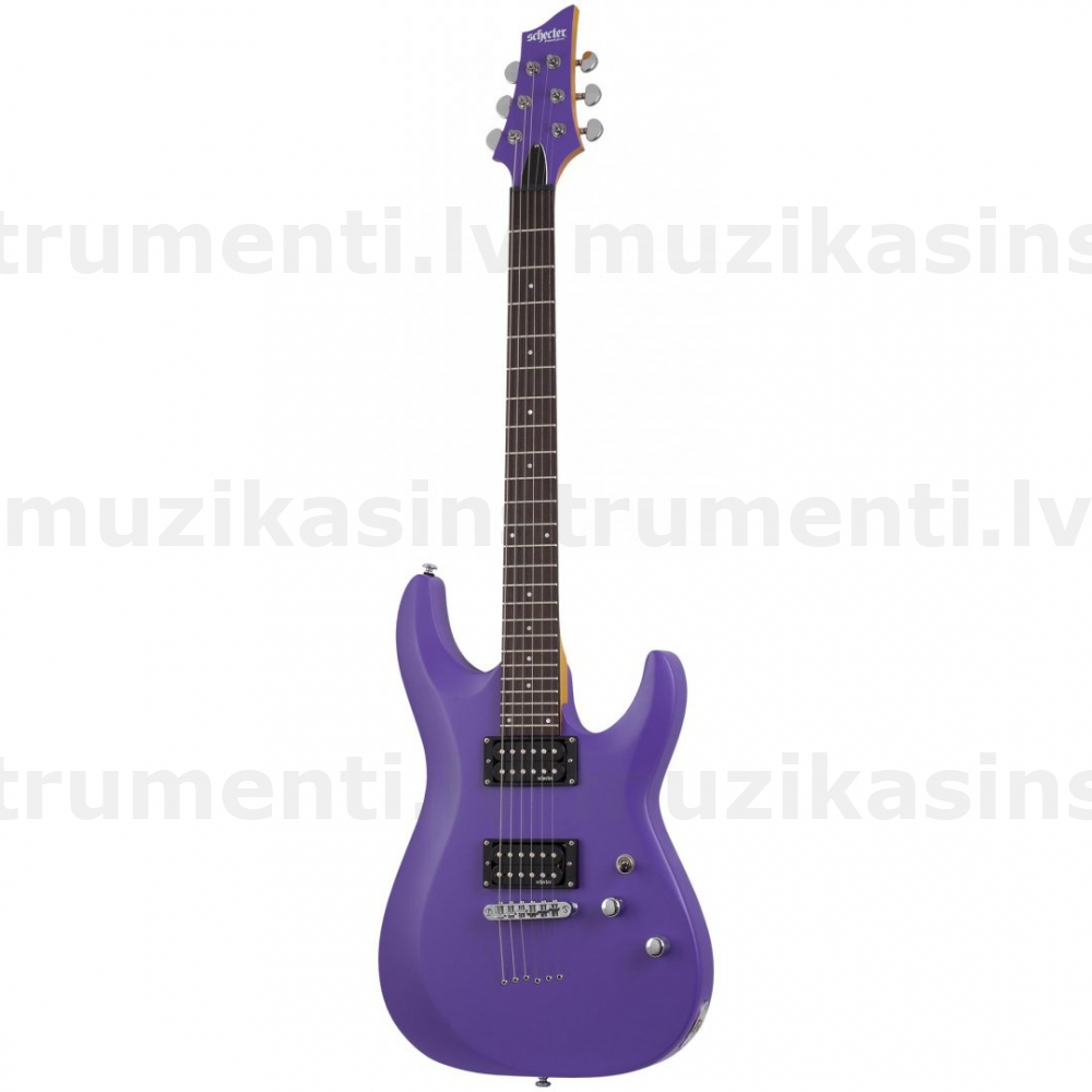 Schecter C-6 Deluxe Satin Dark Purple
