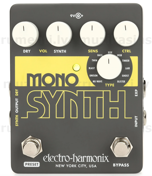 Electro Harmonix Mono Synth Guitar Pedal