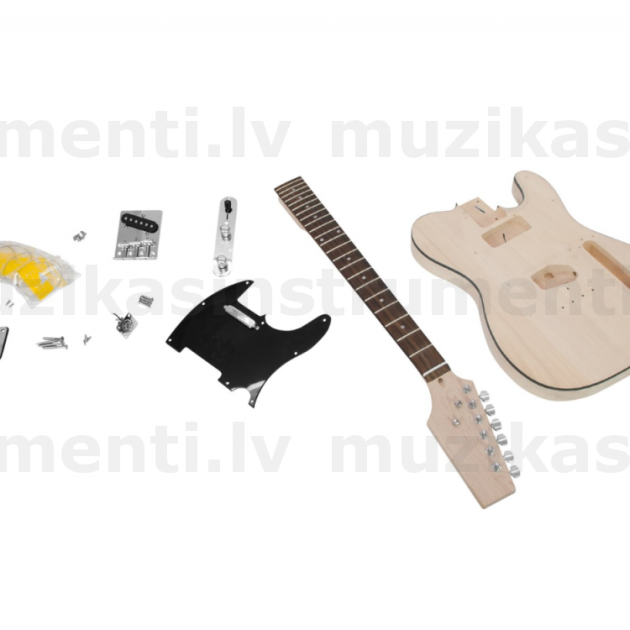 Elektriskās ģitāras komplekts DIMAVERY DIY Telecaster -10