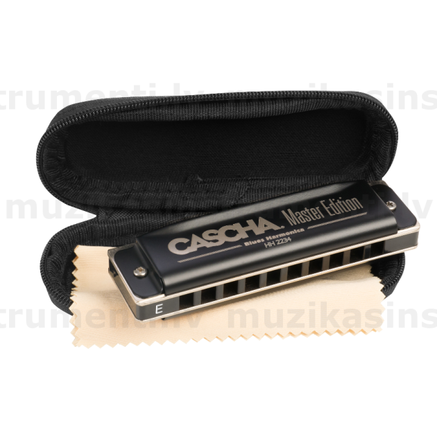 Mutes harmonikas CASCHA Master Edition Blues Harmonica in E