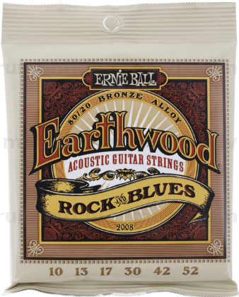 Ernie Ball 2008 Earthwood Bronze (10-52) Akustiskās ģitāras stīgas