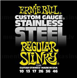 Ernie Ball 2246 Stainless (10-46) elektriskās ģitāras stīgas