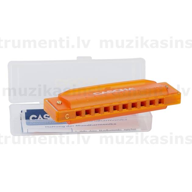 Cascha Fun Blues Harmonica Orange