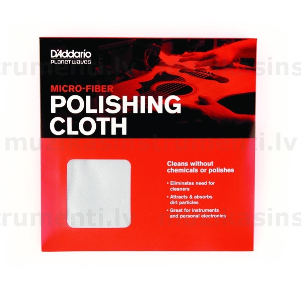 DAddario Micro-Fiber Pulēšanas lupatiņa