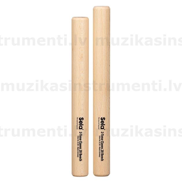 Sela 2-Tone Claves 20 Beech