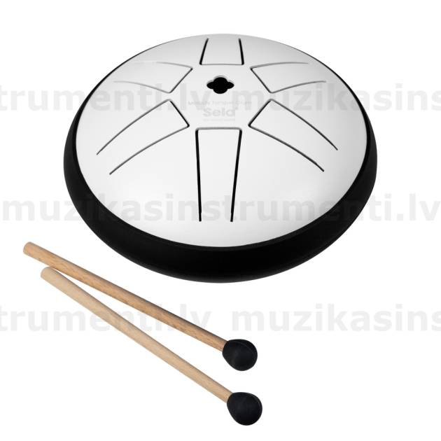 Zvanga Sela Melody Tongue Drum 5.5“ B5 White SE 351