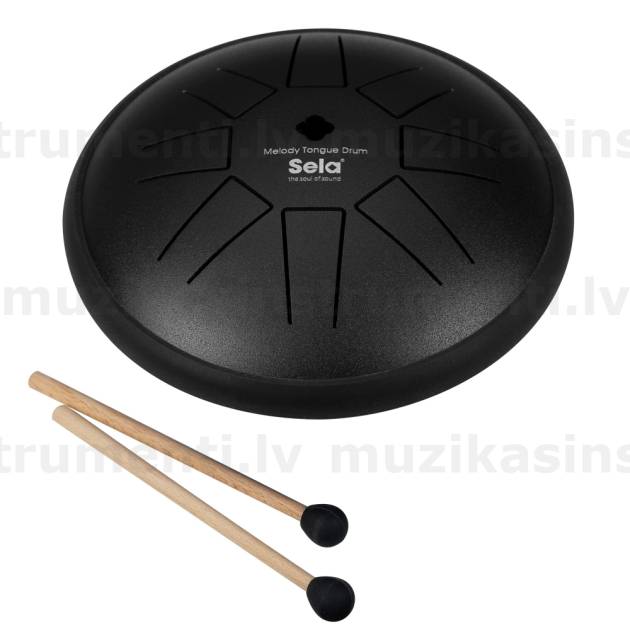 Zvanga Sela Melody Tongue Drum 6“ C Major Black SE 360