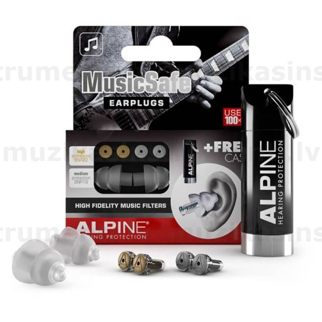 Ausu aizbāžņi Alpine Music Safe Transparent