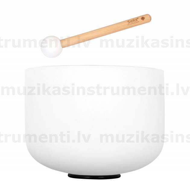 Sela 10 Crystal Singing Bowl Frosted 440 Hz in G