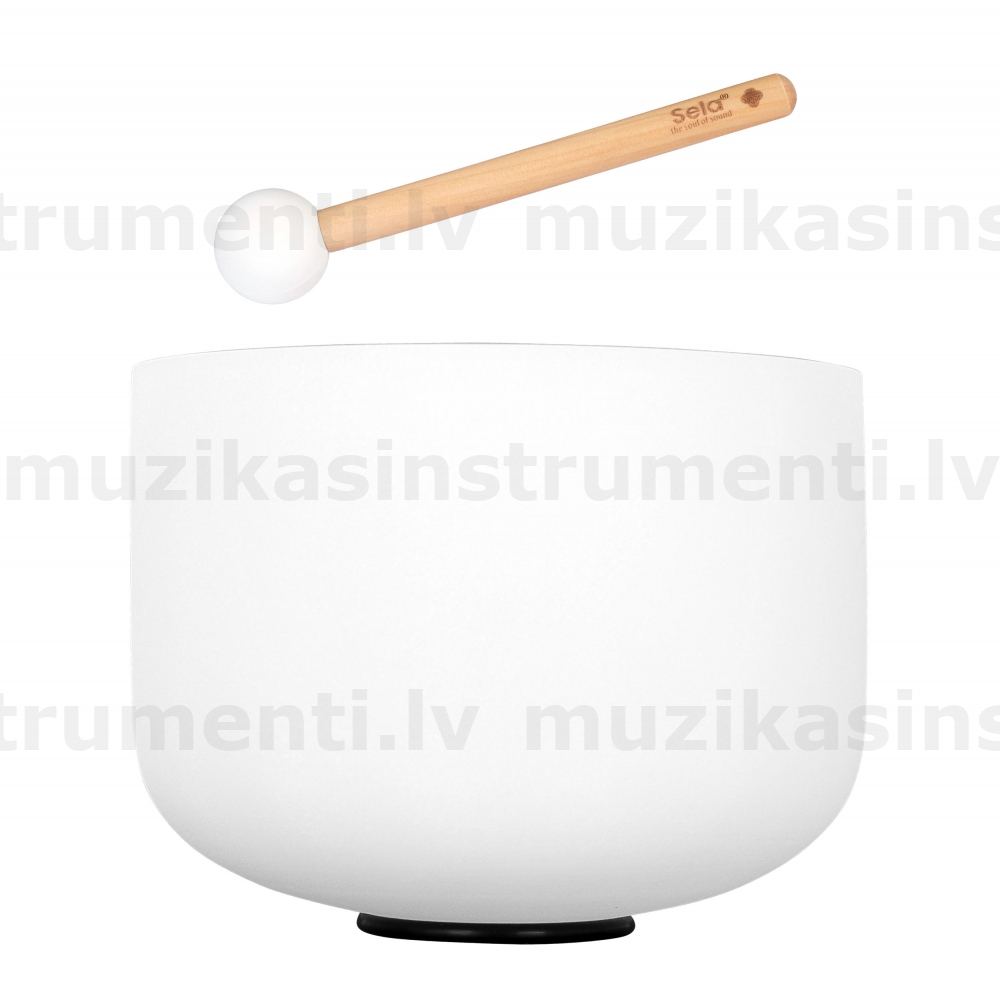 Sela 10 Crystal Singing Bowl Frosted 440 Hz in G