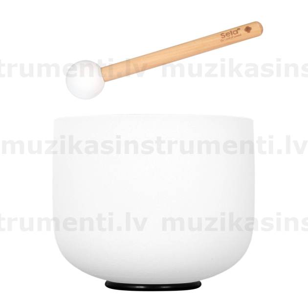 Sela 8 Crystal Singing Bowl Frosted 440 Hz in B