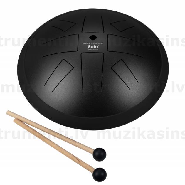 Zvanga Sela Melody Tongue Drum 10“ A Hirajōshi Black SE 370