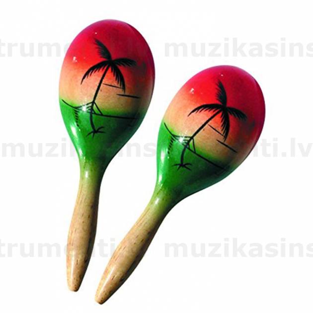 Goldon 33808 Coloured Wood Mexican Maracas Pair