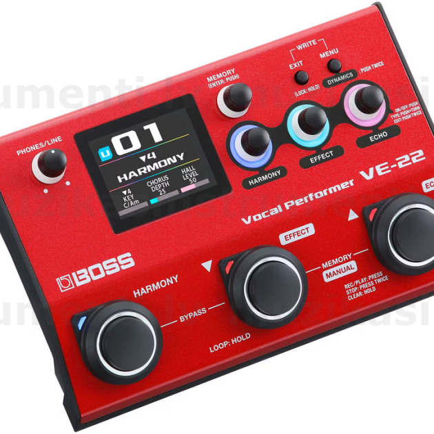 Boss VE-22 balss procesors