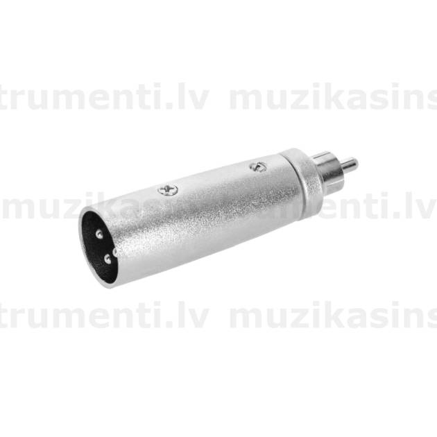 Adam Hall Connectors 4 STAR A RM2 XM3 Adapter RCA male to XLR 3-pole male