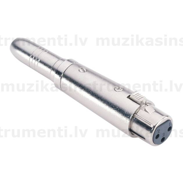 Adam Hall Connectors 7854 Adapter 6.3 mm Jack stereo female to XLR female