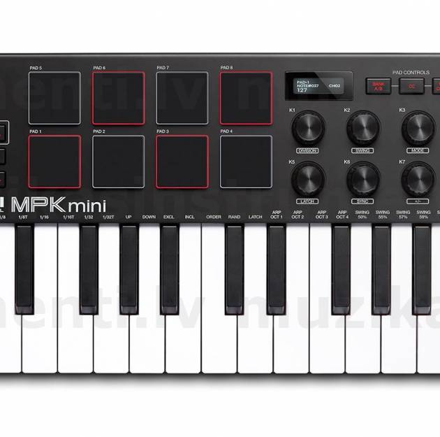 AKAI MPK MINI MK3 MIDI kontrolieris