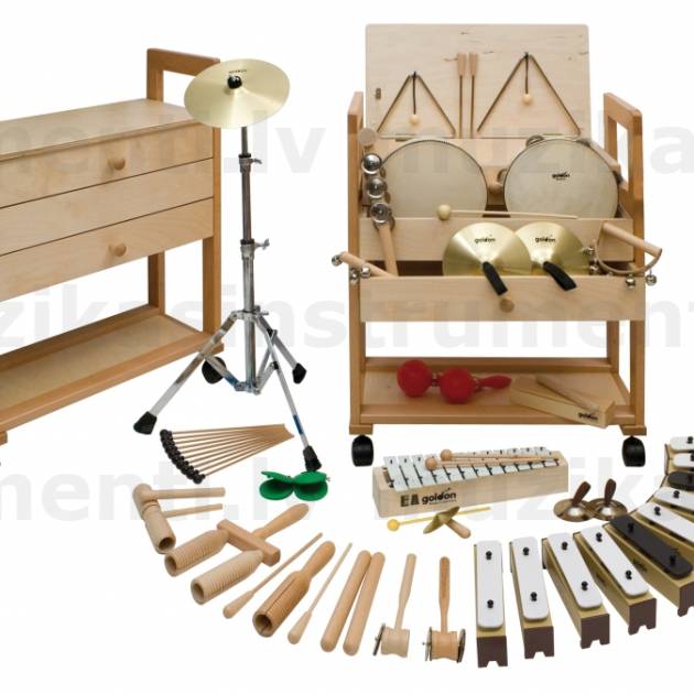 Goldon mūzikas instrumentu ratiņu komplekts bērniem