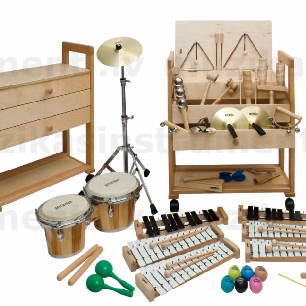 Goldon ritma mūzikas instrumentu ratiņu komplekts bērniem