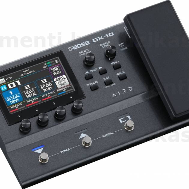 Boss GX-10 Guitar Amp and Multi FX Processor pedālis