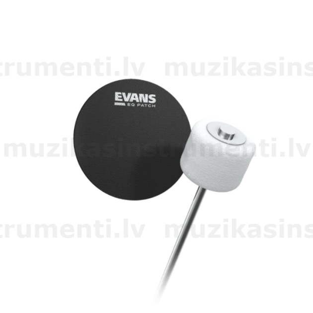 EVANS EQ Single Pedal Patch, Black Nylo EQPB1