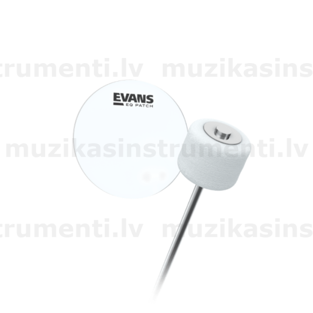 EVANS EQ Single Pedal Patch, Clear Plastic EQPC1