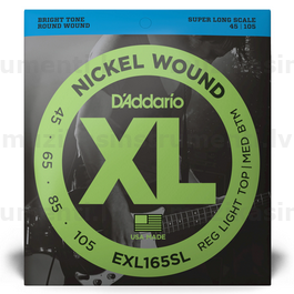 D'Addario EXL165SL (45-105) lektriskās basģitāras stīgas