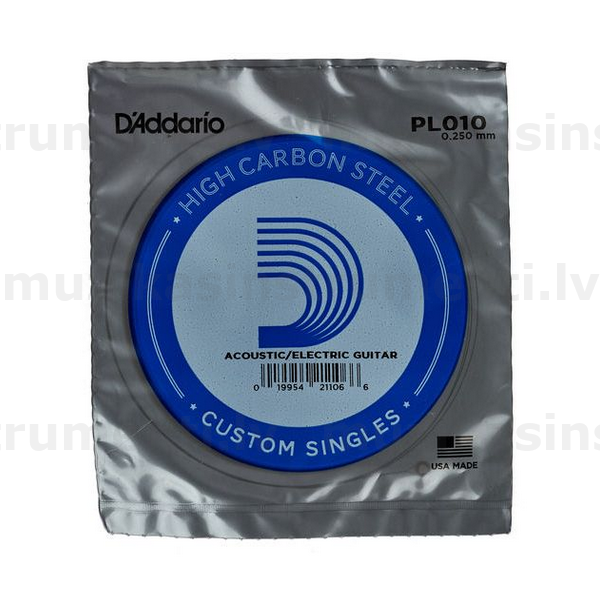 D'Addario PL010 rezerves stīga