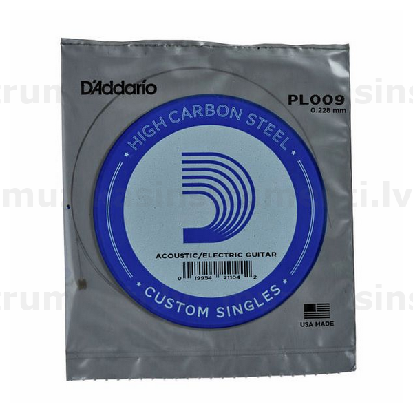 D'Addario PL009 rezerves stīga