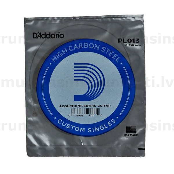 D'Addario PL013 rezerves stīga