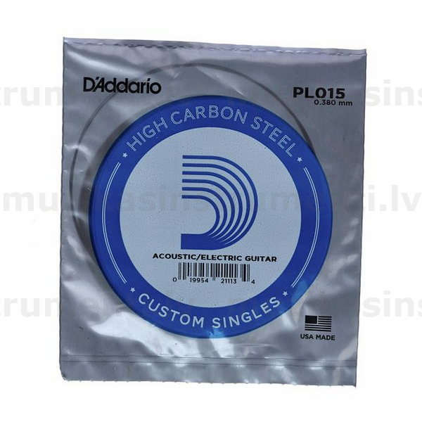 D'Addario PL015 rezerves stīga