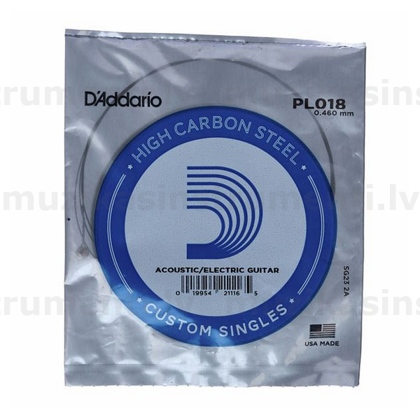 D'Addario PL018 rezerves stīga