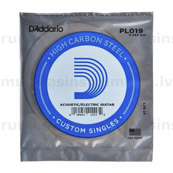 D'Addario PL019 rezerves stīga