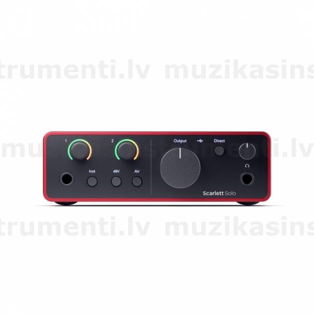 Focusrite Scarlett Solo 4th Gen skaņas karte