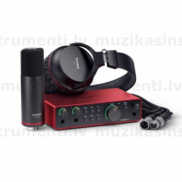 Focusrite Scarlett 2i2 Studio 4th Gen studijas komplekts