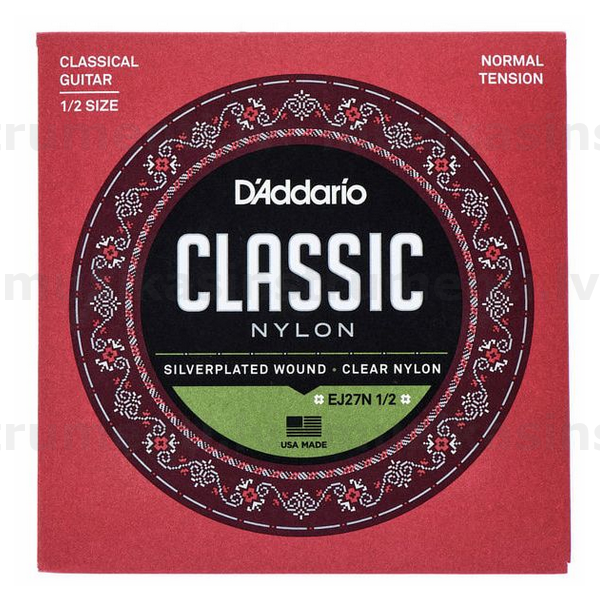 D'Addario EJ27N-1/2 klasiskās ģitāras stīgas