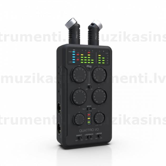 IK Multimedia iRig Pro Quattro I/O Deluxe