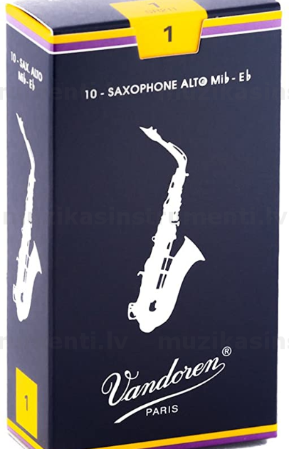 Vandoren Nr.1 tradicionālā mēlīte alta saksofonam 10 gab.
