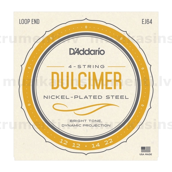 Daddario EJ64 4-String Dulcimer Strings